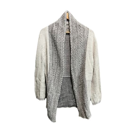 Peruvian Link Alpaca Collection Light Gray Women's Open Cardigan‎ Size Small - Picture 1 of 5